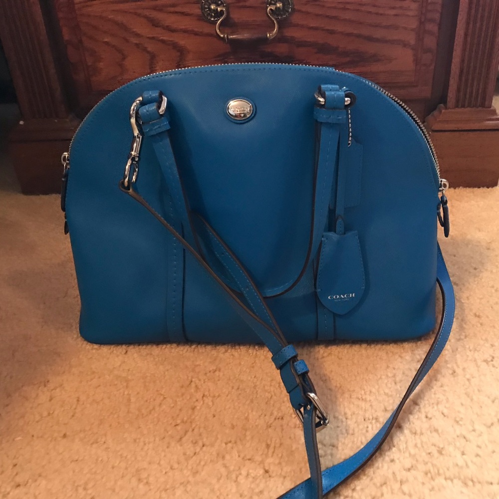 Blue Coach Purse